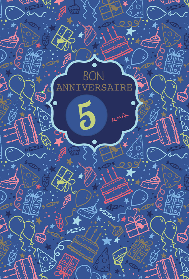  ANNIV LA FÊTE dorure gaufrage roulette