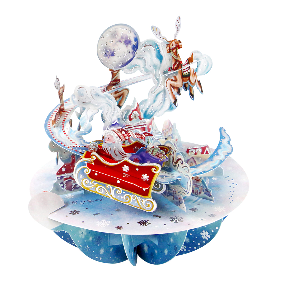 Pirouettes carte 3D 360° mobile