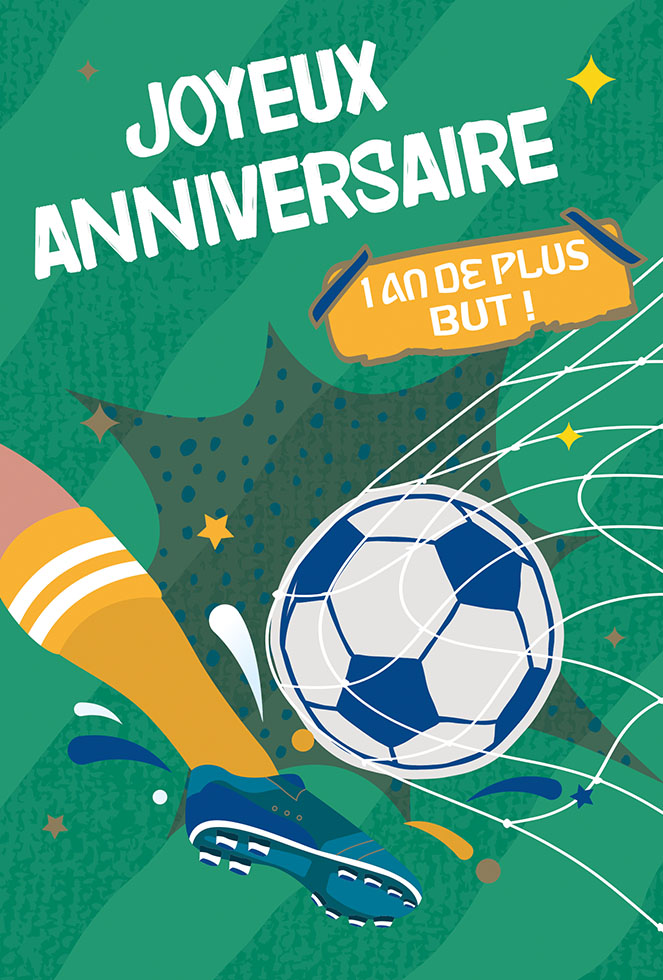 ANIVERSAIRE  FOOT