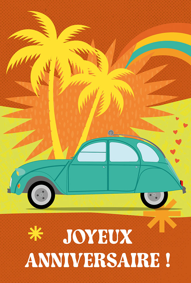 ANNIV HOMME LA VIE EN 2CV Dorures