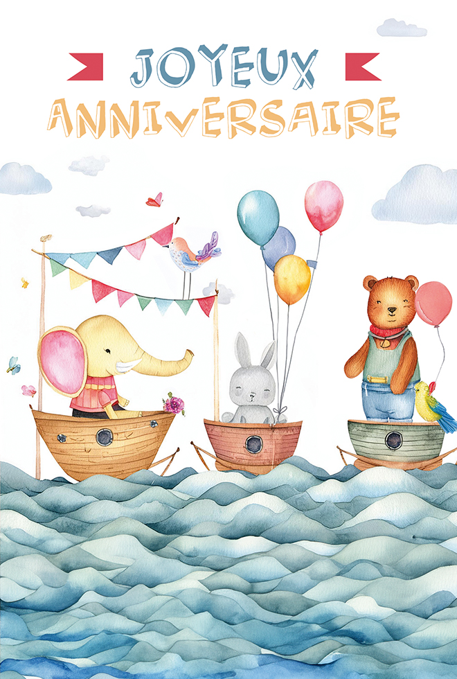 CI*ANNIV ENF  PROMENADE EN BATEAU