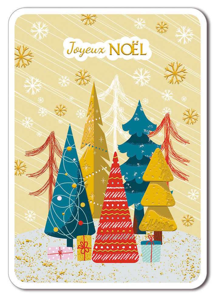 CARNET JARDIN D'HIVER  SAPIN GRAPHIQUE