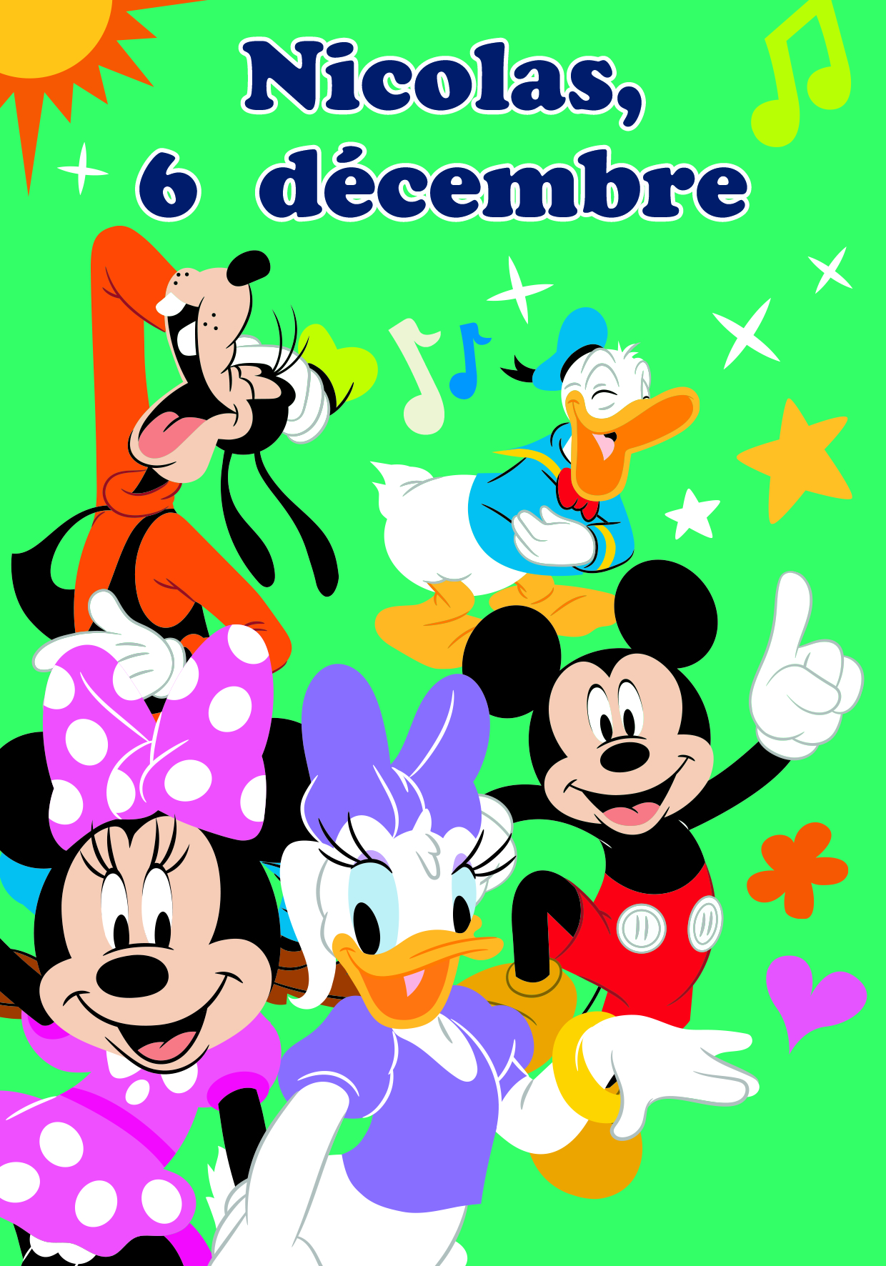 ST NICOLAS GARCON DISNEY 