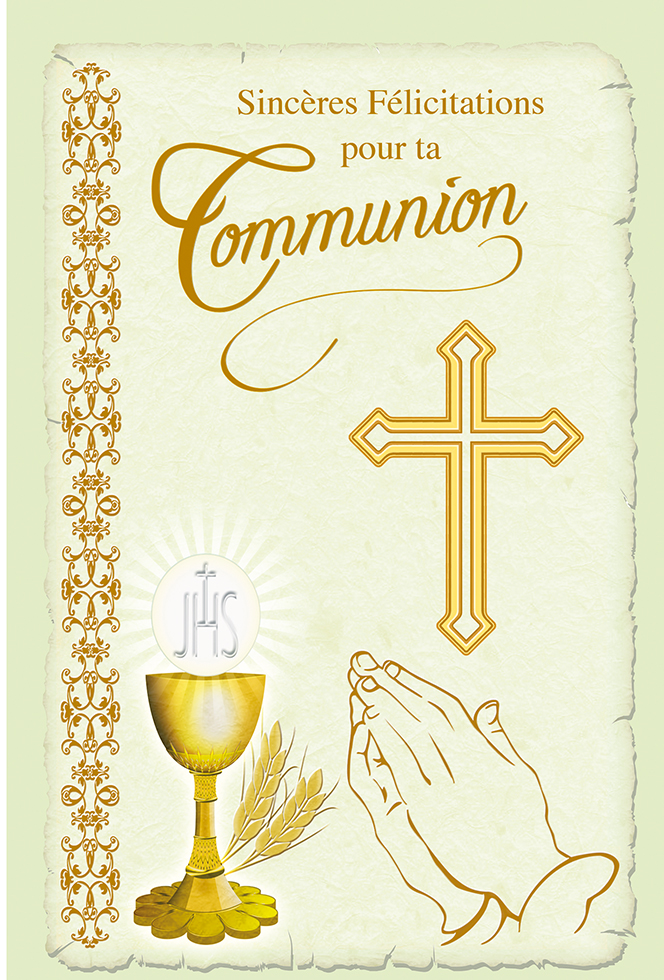 CI COMMUNION dor/gaufrage