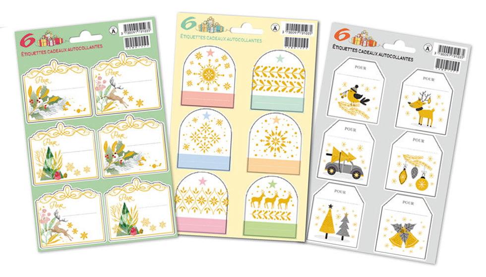 ETIQUETTES CADEAUX 