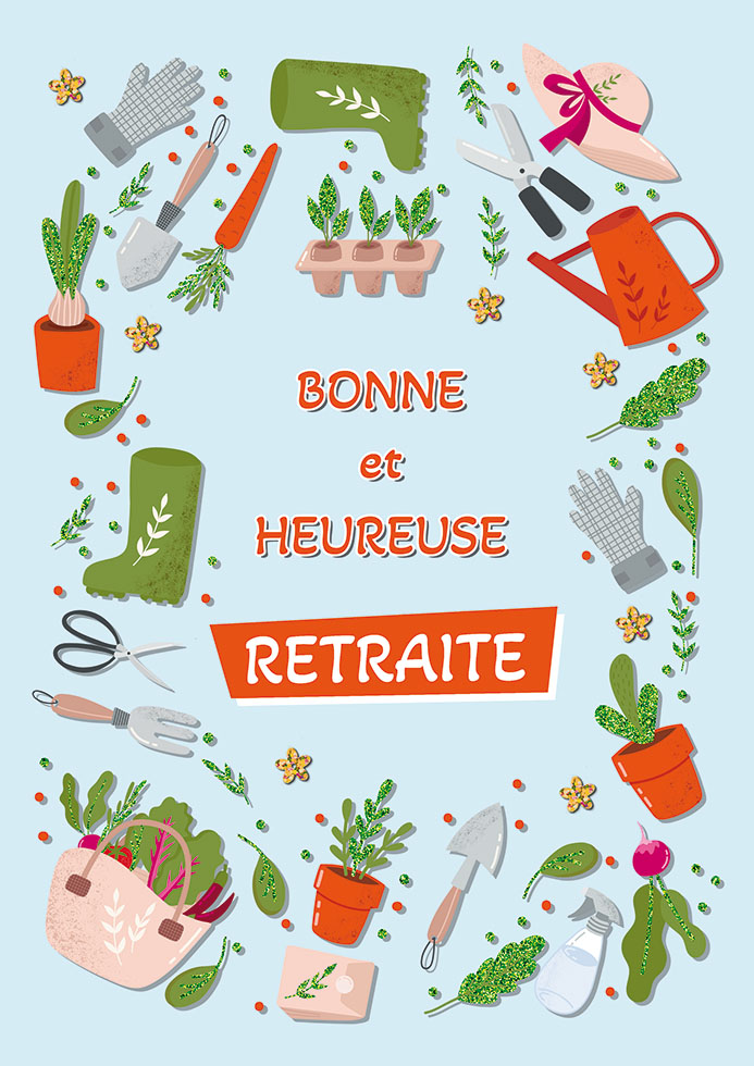 CARNET  MAXI RETRAITE AU JARDIN