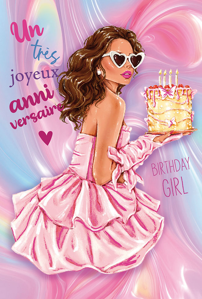 CARNET ADO  BIRTHDAY GIRL dorure)