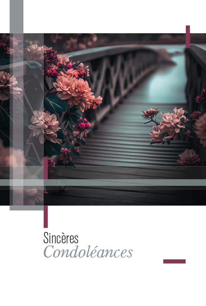  CI CONDO 12*17  PONT FLEURI DOR.ARGENT /GAUF