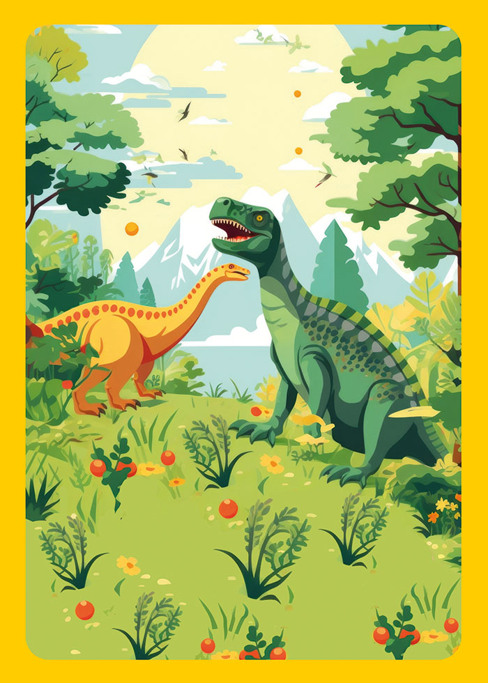 CAHIER DINOSAURES