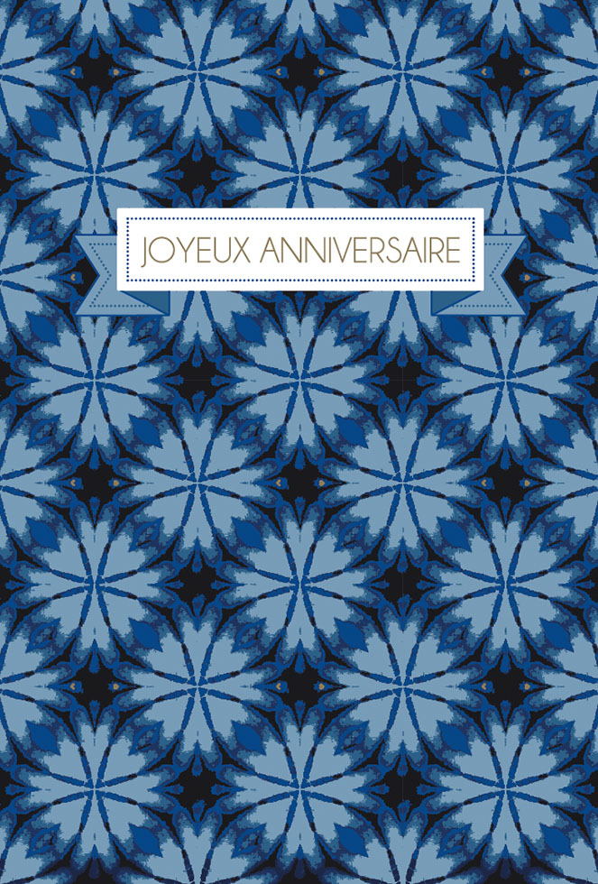 ANNIVERSAIRE  HOMME  gaufrage/ dorure