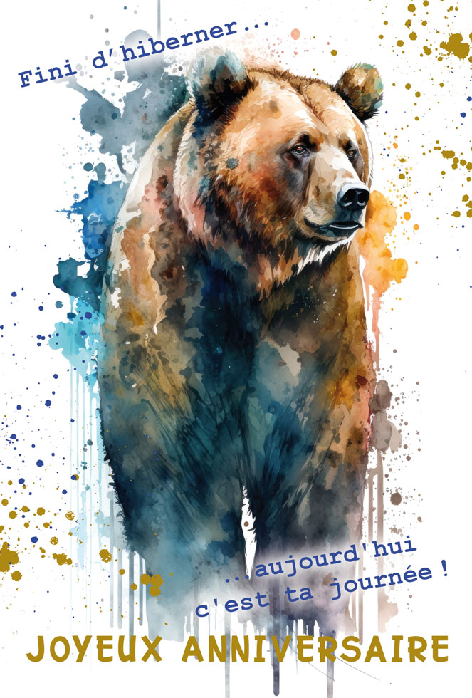 ANNIVERSAIRE  HOMME  dorure gaufrage