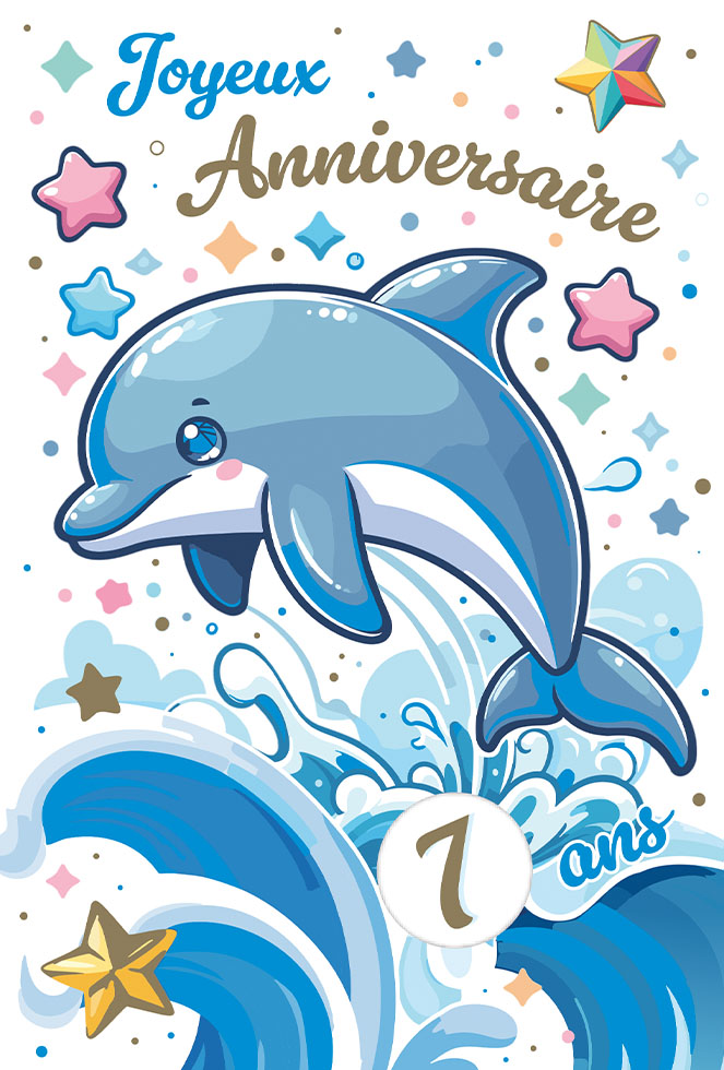  ANNIV  DAUPHIN dorure/paillette/roulettes