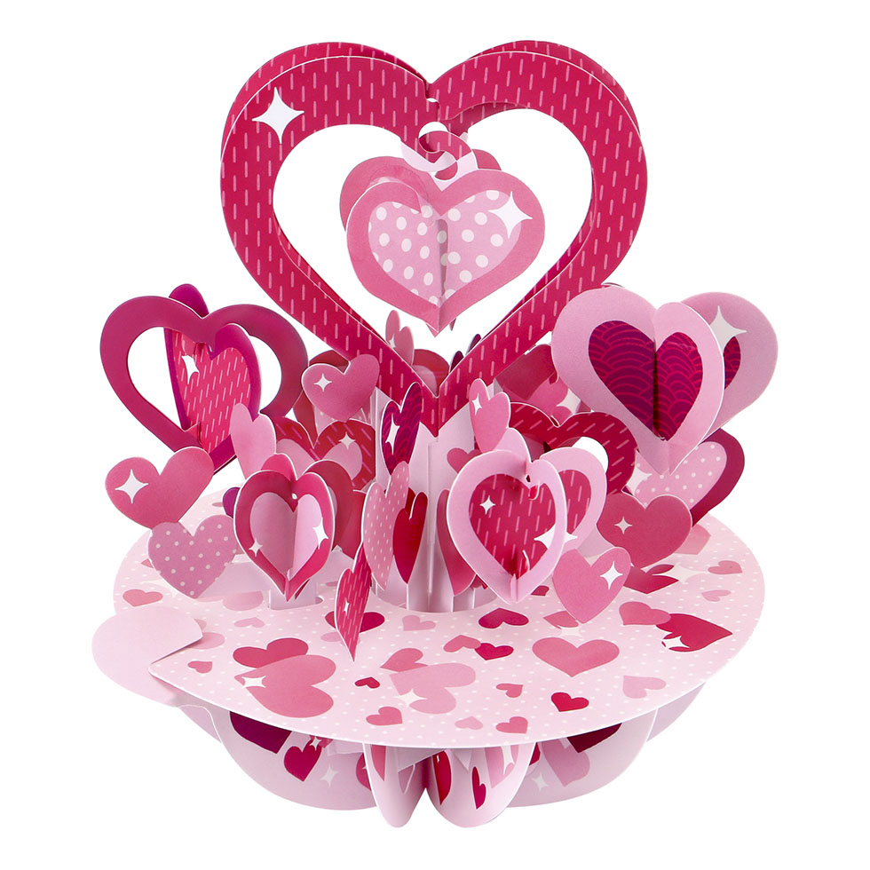 CARNET PIROUETTE 3 D COEUR