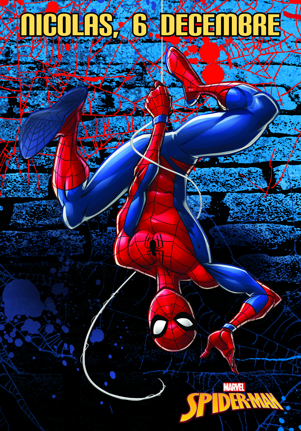 ST NICOLAS GARCON MARVEL SPIDERMAN