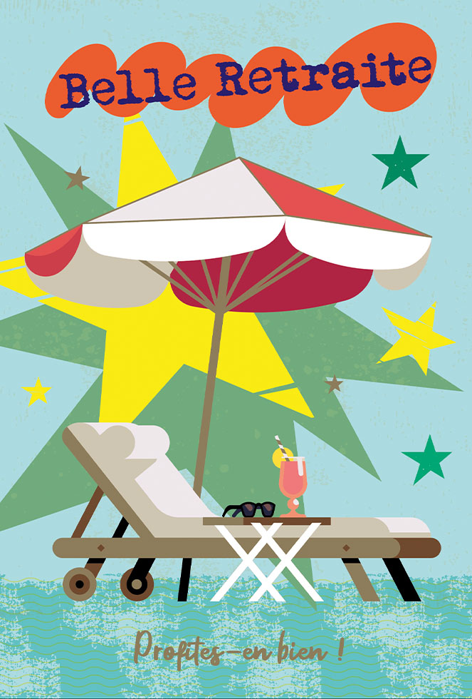 CI RETRAITE gaufrage dor )