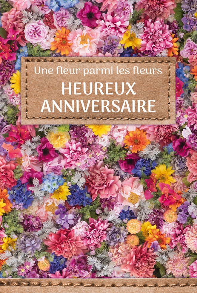 ANNIV FEMMETAPIS DE FLEURS dorure)