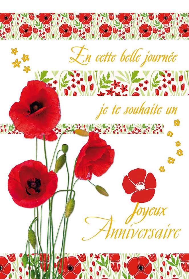 CI ANNIV  COQUELICOT