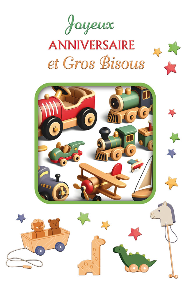 JOUETS EN BOIS