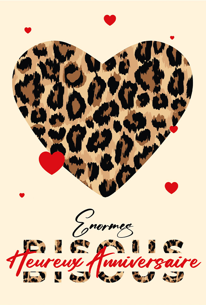 ANNIV FEMME COEUR DE PANTHERE dor/gauf)
