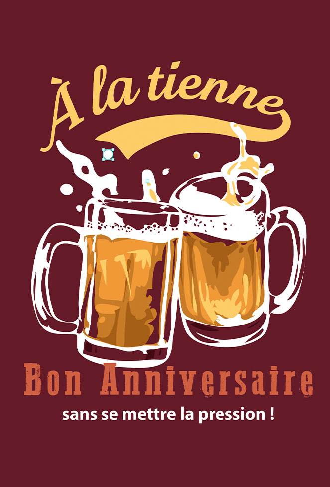ANNIV HOMME BIERE Dorures