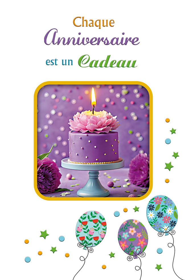 BOUGIE ANNIVERSAIRE