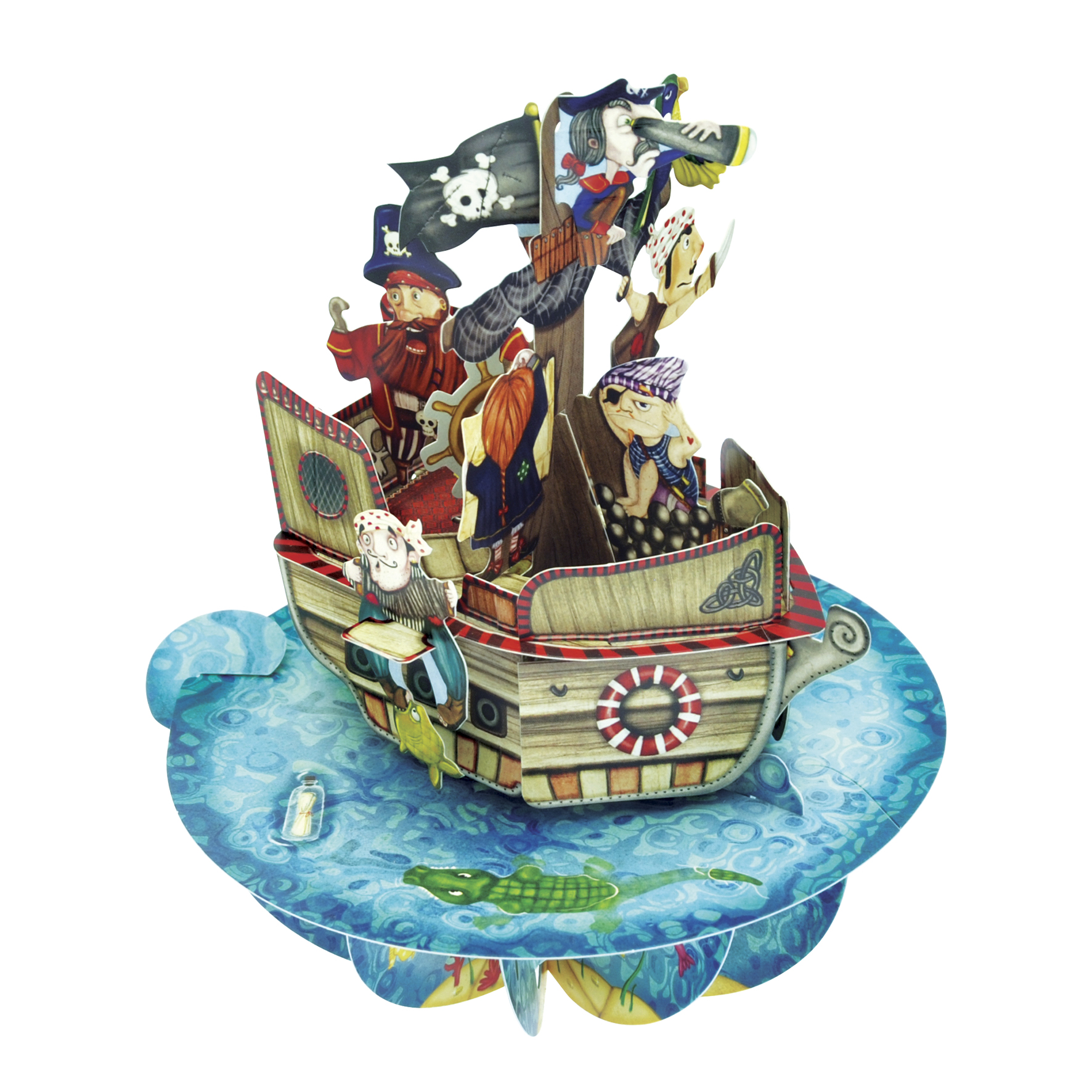 CARNET PIROUETTE 3 D  PIRATES