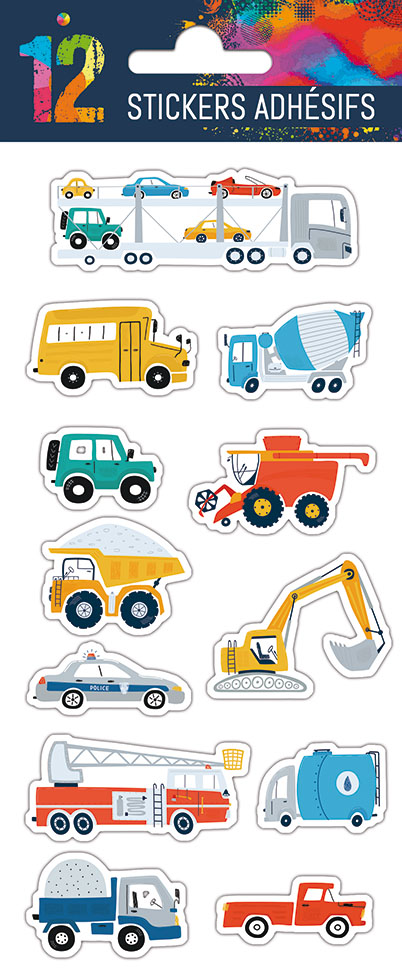 STICKER EN MOUSSE VEHICULES