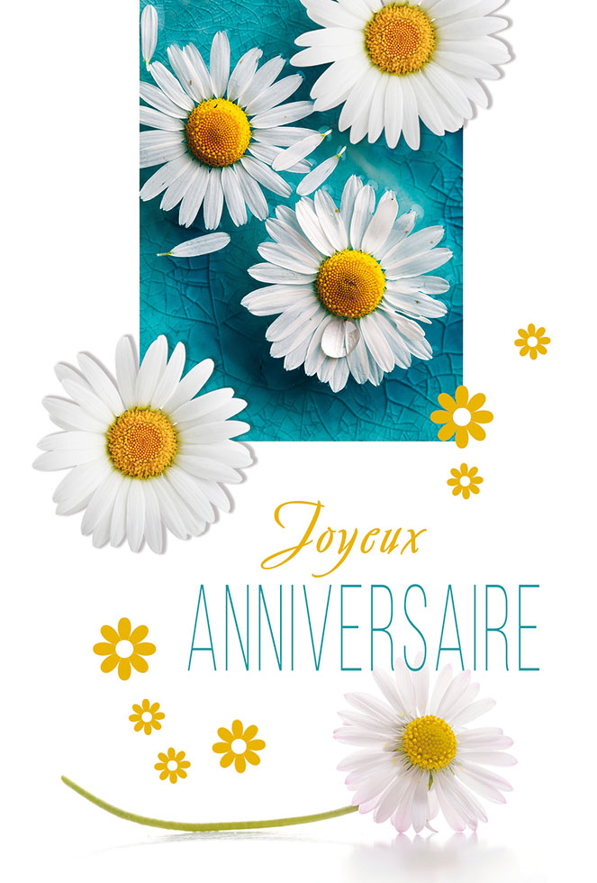 HA FLEURS MARGUERITES dorure