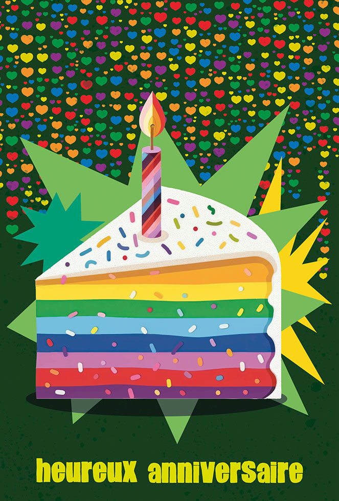 CARNET ADO GATEAU MULTICOLORE NEW dorure)