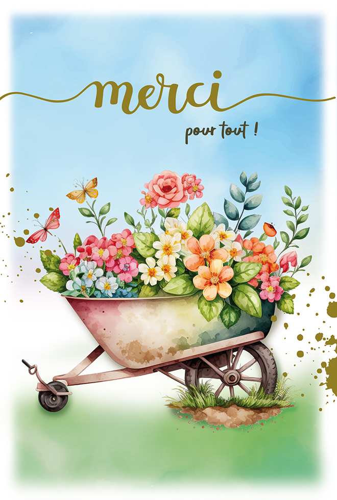  CI MERCI 12 * 17  dorure 