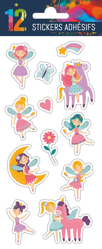 STICKER EN MOUSSE FILLETTES